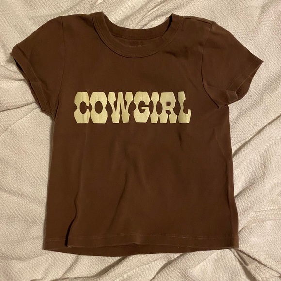 cowgirl top brown